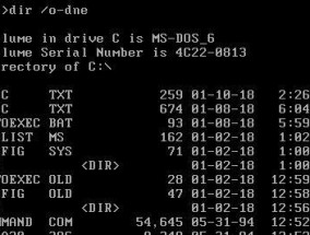 DOS基本命令大全——掌握这些命令，轻松玩转DOS操作系统（学会DOS基本命令）