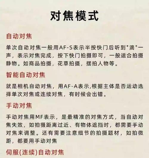 相机的基本知识介绍？如何选择适合自己的相机型号？  第2张